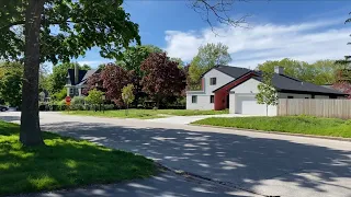 Small Town Serenity: Evanston Illinois/Chicago Suburb in Early May 2024