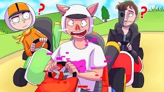WTF WILDCAT GLITCH! - Mario Kart 8 Deluxe Funny Moments