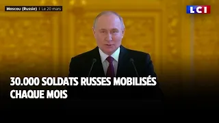 30 000 soldats russes mobilisés chaque mois 1