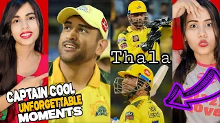 REACTION ON DHONI ATTITUDE VIDEOS 🔥😈| DHONI ATTITUDE EDITS REACTION 😎