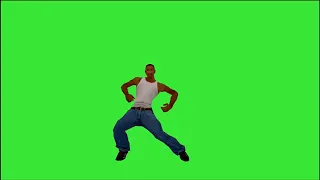 CJ Dancing Orange Justice Fortnite Green Screen