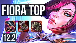 FIORA vs SETT (TOP) (DEFEAT) | 67% winrate, 7 solo kills, Legendary, 13/3/2 | KR Grandmaster | 12.2