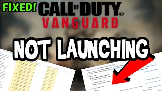How to Fix Vanguard not Launching (100%Fix)