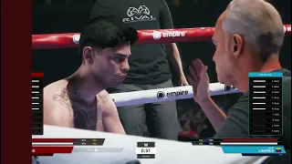 Undisputed Boxing Game Ryan Garcia VS Jorge Linares REVENGE FIGHT THIRD ROUND TKO 🥊💥😤😵