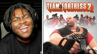 New OVERWATCH Fan Reacts to Team Fortress 2 (Meet The Team)