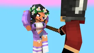 ZERO TWO COUPLE DANCE APHMAU AND AARON - MINECRAFT ANIMATION #shorts