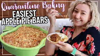 LET'S GET WEIRD & BAKE: Salted Caramel Apple Pie Bars