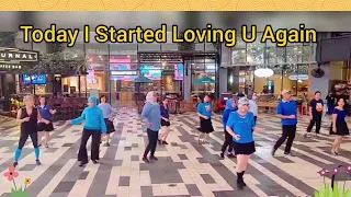 Today I Started Loving You Again _ Line Dance