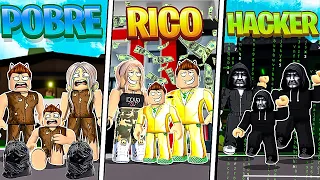 FAMÍLIA POBRE vs FAMÍLIA RICA vs FAMÍLIA HACKER NO BROOKHAVEN RP | Roblox