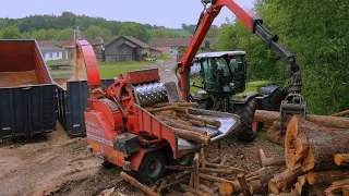 Amazing Dangerous Wood Chipper Machines Working, Fastest Tree Shredder Machines in Action