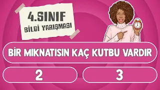 GENEL KÜLTÜR (Bilgi Yarışması) : 4.SINIF 📚 - Bul Bakalım ile ÖĞRENİYORUZ!