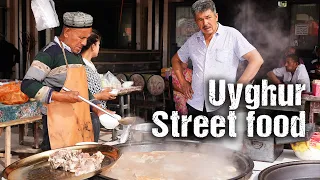 MUSLIM street food market in rural Kashgar, Xinjiang - deep tour in Islamic China | S2, EP41