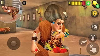 Scary Teacher 3D Stone Age New Special Episode New Prank Place Insect in Fruit Bowl - Funny Gameplay