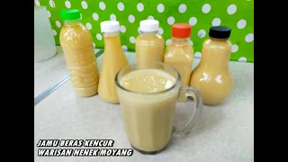 RESEP DAN CARA BUAT JAMU BERAS KENCUR WARISAN  NENEK MOYANG bisa dijual Rp.5000/ btl