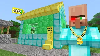 1000$ KÖTÜ ZENGİN KÖYLÜ - Minecraft