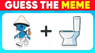 Guess The MEME Song by Emoji | We Love, We Lie, We Live, MrBeast, CG5, Skibidi Toilet
