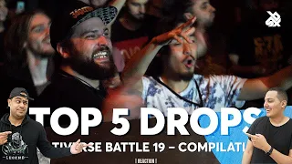 TOP 5 DROPS 😱 Multiverse Beatbox Battle 2019 | REACTION