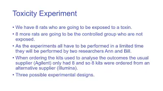 Example Experimental Design