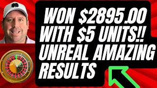 WON $2895.00 PLAYING ROULETTE WITH $5 UNITS!! WOW #best #viralvideo #gaming #money #business #trend