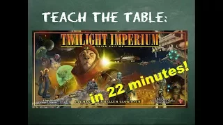 How to play Twilight Imperium (Third Edition) in 22 minutes