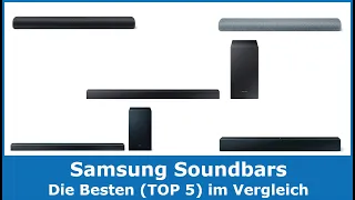 Die besten Samsung Soundbar Lautsprecher 2024 (TOP 5) 🥇 Testsieger im Vergleich (gut und günstig)