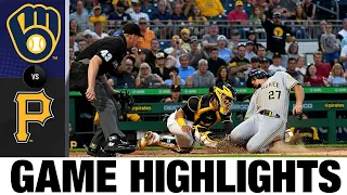 Brewers vs. Pirates Game 2 Highlights (8/14/21) | MLB Highlights