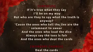 Hadestown Original Broadway Cast - If It's True - Lyrics