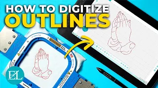 How to Digitize Outlines for Machine Embroidery | Design Doodler