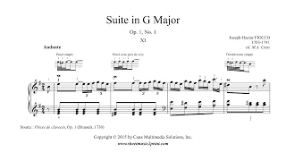 Fiocco : Andante from Suite in G Major, Op. 1, No. 1