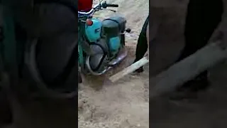 stuck russian motorcycle