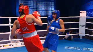 R16 (W57kg) WALSH Michaela (IRL) vs VORONTSOVA Liudmila (RUS) /AIBA WWCHs Ulan Ude 2019