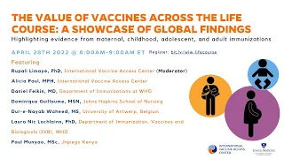 The Value of Vaccines Across the Life Course: A Showcase of Global Findings