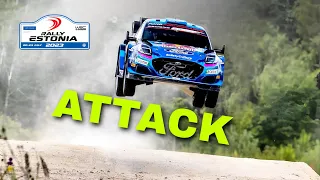 WRC RALLY ESTONIA 2023 || Friday Highlight - Action and maximum Attack