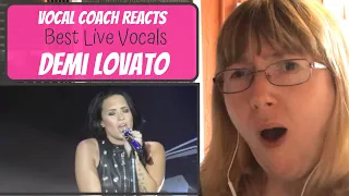 Vocal Coach Reacts to Demi Lovato Best Live Vocals