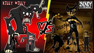 TEAM Killy Willy VS Bendy and the Ink Machine (BATIM) Minecraft PE