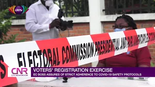 EC Chairperson assures of strict adherence to COVID-19 protocols in voter registration | Citi Tube