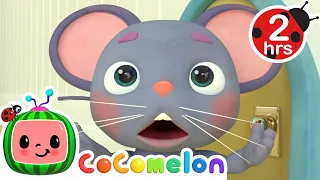 🐀 Hickory Dickory Dock KARAOKE! 🐀 | 2 HOURS OF COCOMELON! | Sing Along With Me! | Moonbug Kids Songs