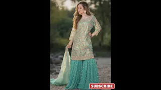 sharara suit for wedding | wedding sharara suit | sharara suit shorts  #shorts #viral #youtubeshorts