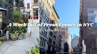 A Week Full of Press Events | Life as a Fashion Writer in NYC