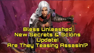 BLESS UNLEASHED - NEW SECRETS & SCIONS UPDATE INFO! IS A NEW CLASS BEING TEASED!?