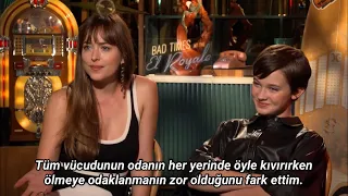 Dakota Johnson ve Cailee Spaeny "Never Have I Ever" oyunu oynuyor