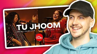 BRITISH BOY REACTS TO TU JHOOM | COKE STUDIO | SEASON 14 | NASEEBO LAL X ABIDA PARVEEN