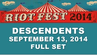 DESCENDENTS @ Riot Fest Chicago 2014 (Full Set)