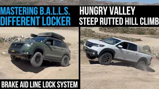 BALLS Equipped Passport vs. Ridgeline vs. Cayenne vs. Maverick on a Hill Climb