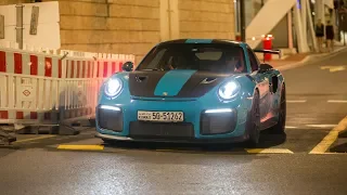 LOUD Porsche 991 GT2 RS with Straight Pipes - Accelerations & Driving in Monaco !