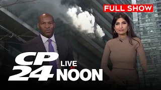 Fire crews battle condo fire in Toronto | CP24 Live at Noon for Apr. 15, 2024