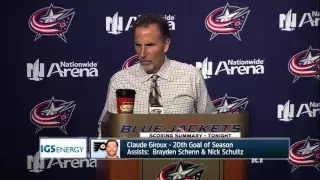 John Tortorella following the Jackets shootout win