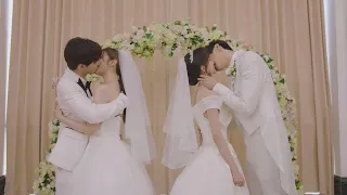 Happy ending! Cinderella held wedding with her best friend, kissed CEO sweetly!