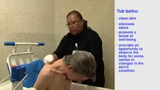 The Nursing Assistant: Techniques in Bathing -- Tub Bath, Shower, Shampoo and Perineal Care