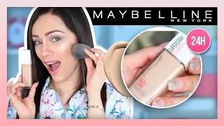 QUE BASE TAN BONITA! | PONIENDO A PRUEBA MAYBELLINE SUPERSTAY FOUNDATION